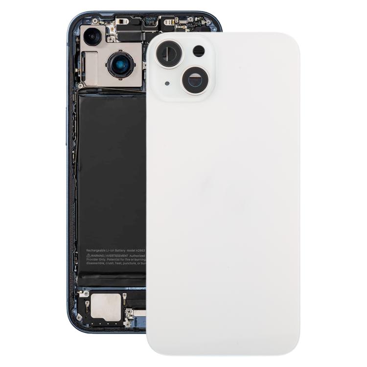 For iPhone 14 Plus China Version Battery Back Cover with Middle Frame(White)