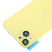 For iPhone 14 Plus China Version Battery Back Cover with Middle Frame(Yellow)
