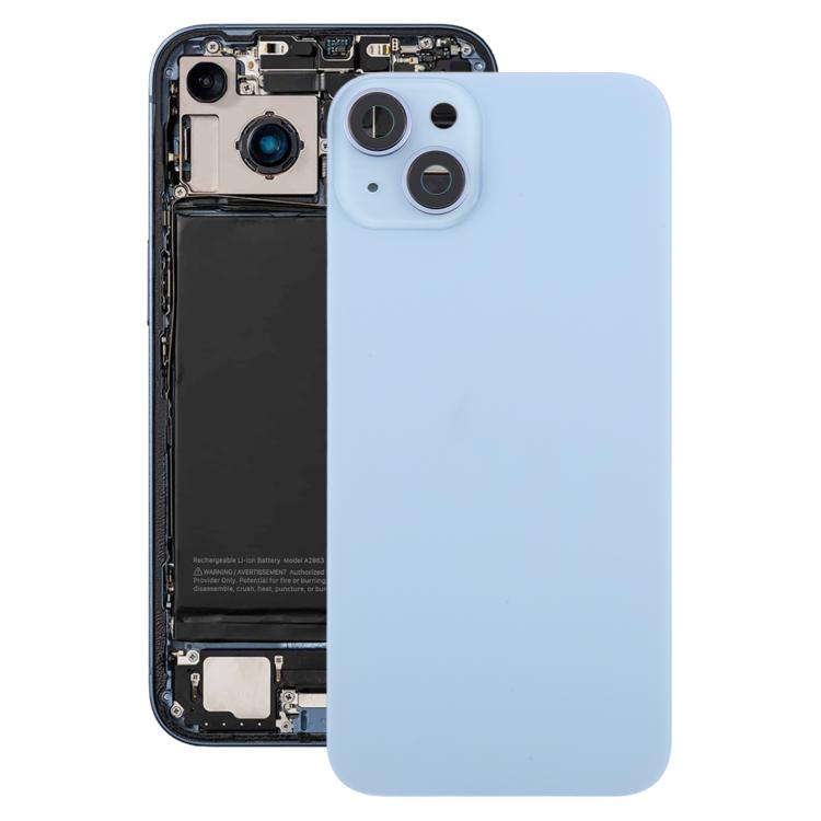 For iPhone 14 Plus EU Version Battery Back Cover with Middle Frame(Blue)