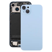 For iPhone 14 Plus EU Version Battery Back Cover with Middle Frame(Blue)