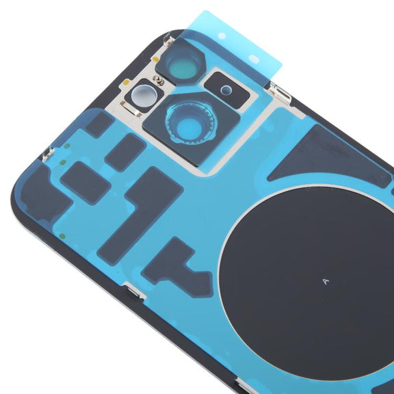 For iPhone 14 Plus EU Version Battery Back Cover with Middle Frame(Blue)