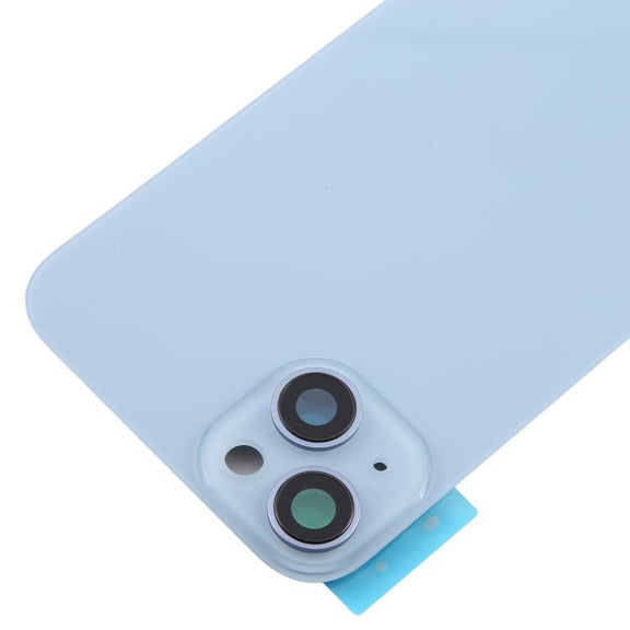 For iPhone 14 Plus EU Version Battery Back Cover with Middle Frame(Blue)