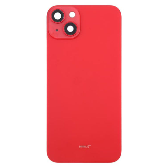 For iPhone 14 Plus EU Version Battery Back Cover with Middle Frame(Red)