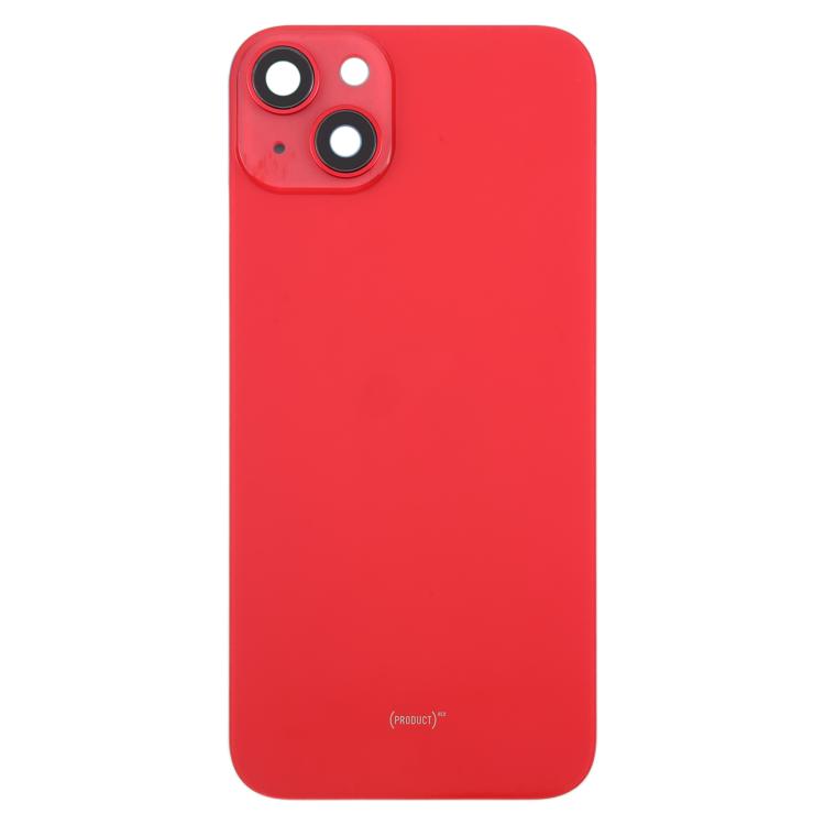 For iPhone 14 Plus EU Version Battery Back Cover with Middle Frame(Red)
