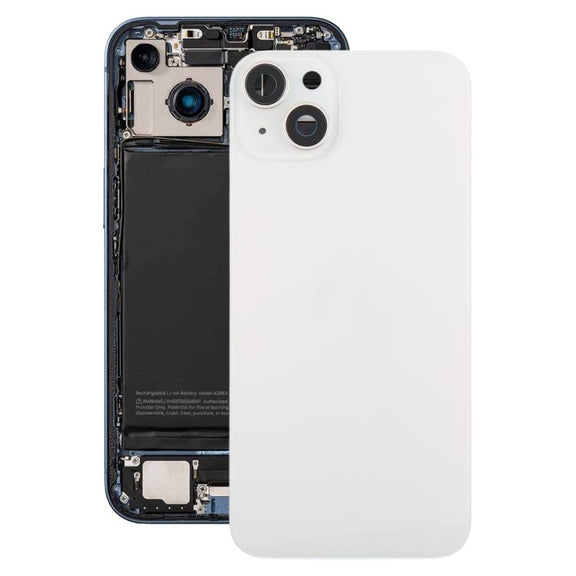 For iPhone 14 Plus EU Version Battery Back Cover with Middle Frame(White)