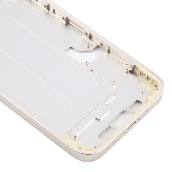 For iPhone 14 Middle Frame Bezel Plate (Gold)