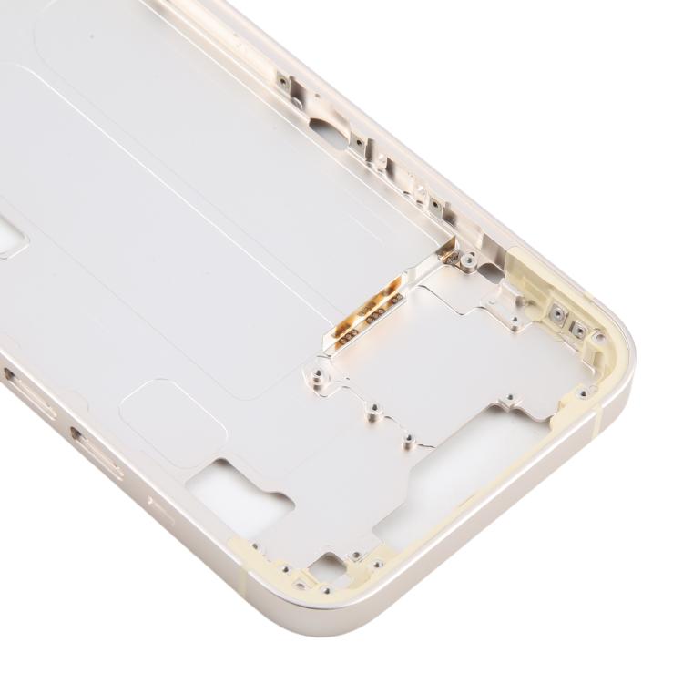 For iPhone 14 Middle Frame Bezel Plate (Gold)