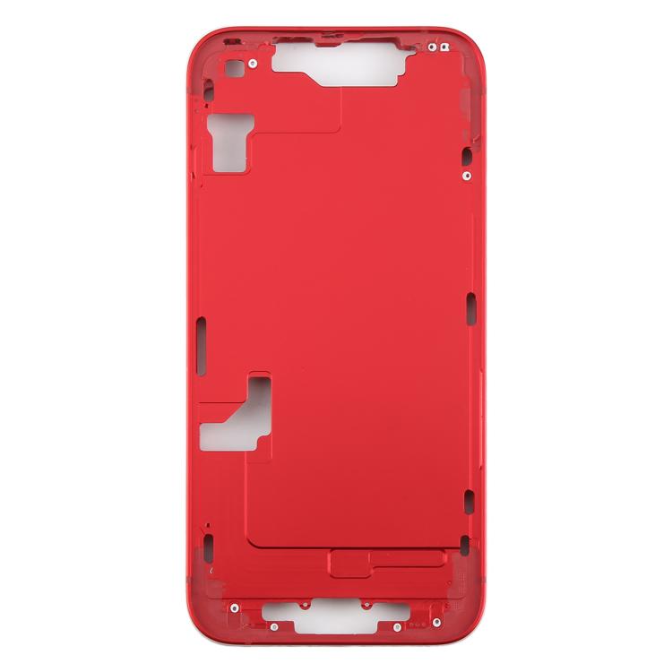 For iPhone 14 Middle Frame Bezel Plate (Red)