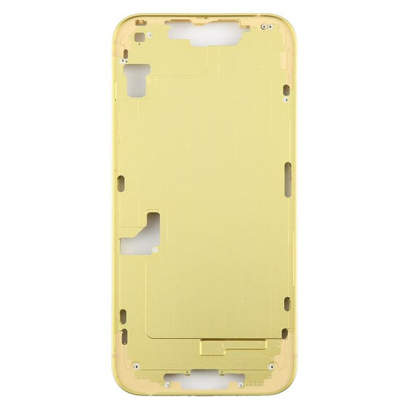 For iPhone 14 Plus Middle Frame Bezel Plate (Yellow)