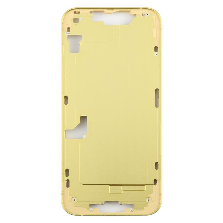 For iPhone 14 Plus Middle Frame Bezel Plate (Yellow)