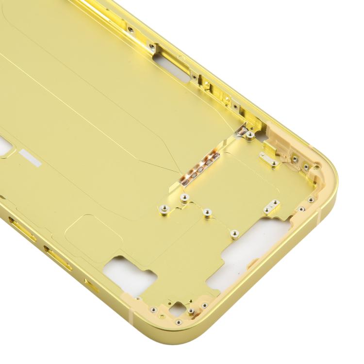 For iPhone 14 Plus Middle Frame Bezel Plate (Yellow)