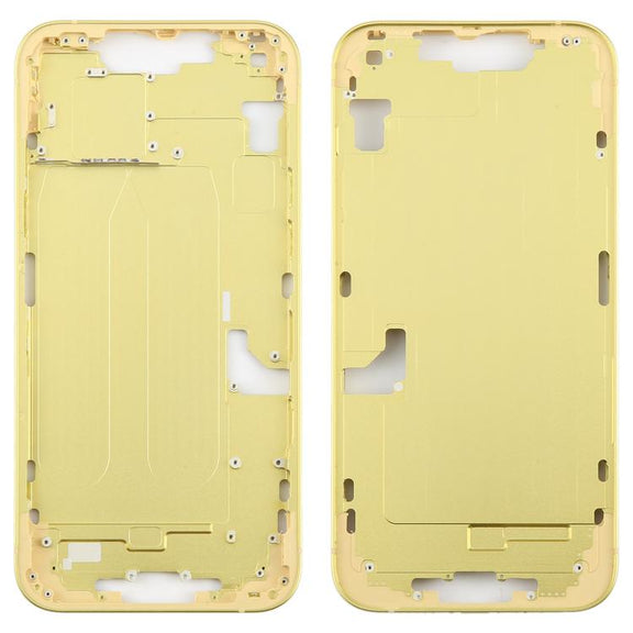For iPhone 14 Plus Middle Frame Bezel Plate (Yellow)