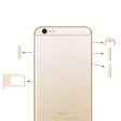4 in 1 for iPhone 6 Plus (Card Tray + Volume Control Key + Power Button + Mute Switch Vibrator Key)(Gold) - iPhone 6/6 Plus Parts by PMc TechLife | Online Shopping South Africa | PMc TechLife | Buy Now Pay Later Mobicred
