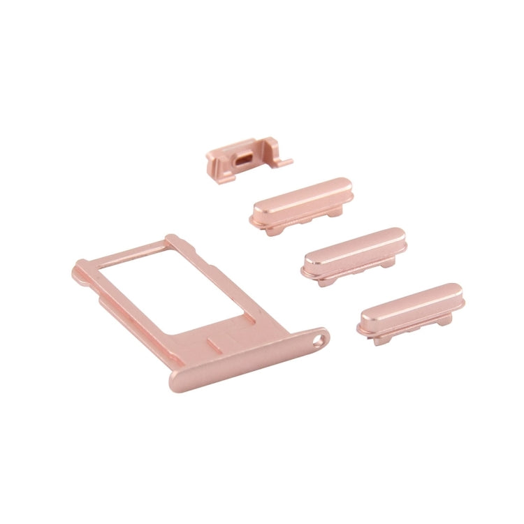 4 in 1 for iPhone 6 Plus (Card Tray + Volume Control Key + Power Button + Mute Switch Vibrator Key)(Rose Gold)