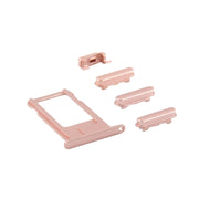 4 in 1 for iPhone 6 Plus (Card Tray + Volume Control Key + Power Button + Mute Switch Vibrator Key)(Rose Gold)