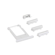 4 in 1 for iPhone 6 Plus (Card Tray + Volume Control Key + Power Button + Mute Switch Vibrator Key)(Silver)