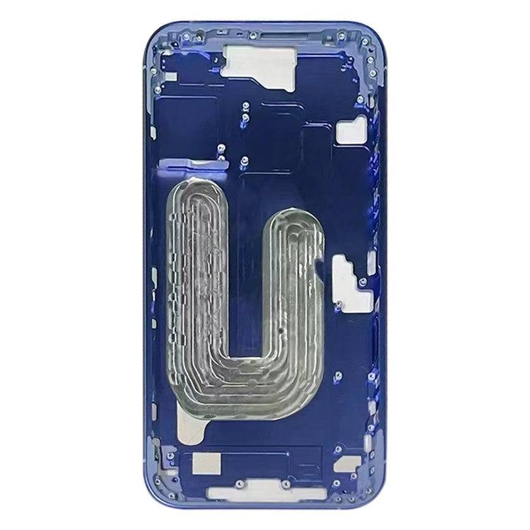 For iPhone 16 Plus Middle Frame Bezel Plate (Blue)