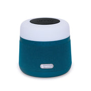 NewRixing NR-3500 Multi-function Atmosphere Light Wireless Charging Bluetooth Speaker with Hands-free Call Function, Support TF Card & USB & FM & AUX (Blue)