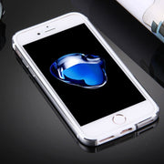 For  iPhone 8 & 7  TPU + Aluminum Alloy Bumper Frame(Silver)