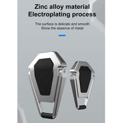 20 PCS R-JUST BJ01 Universal Stickable Shield Shape Laptop Foldable Stand(Silver)