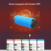 ZEALOT A1 Multifunctional Bass Wireless Bluetooth Speaker, Built-in Microphone, Support Bluetooth Call & AUX & TF Card & LED Lights (Grey)