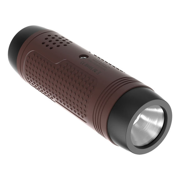 ZEALOT A2 Multifunctional Bass Wireless Bluetooth Speaker, Built-in Microphone, Support Bluetooth Call & AUX & TF Card & LED Lights (Brown)