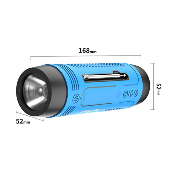 ZEALOT A2 Multifunctional Bass Wireless Bluetooth Speaker, Built-in Microphone, Support Bluetooth Call & AUX & TF Card & LED Lights (Red)