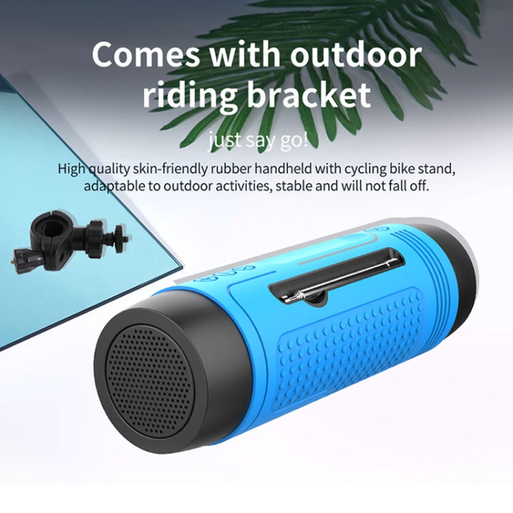 ZEALOT A2 Multifunctional Bass Wireless Bluetooth Speaker, Built-in Microphone, Support Bluetooth Call & AUX & TF Card & LED Lights (Grey)