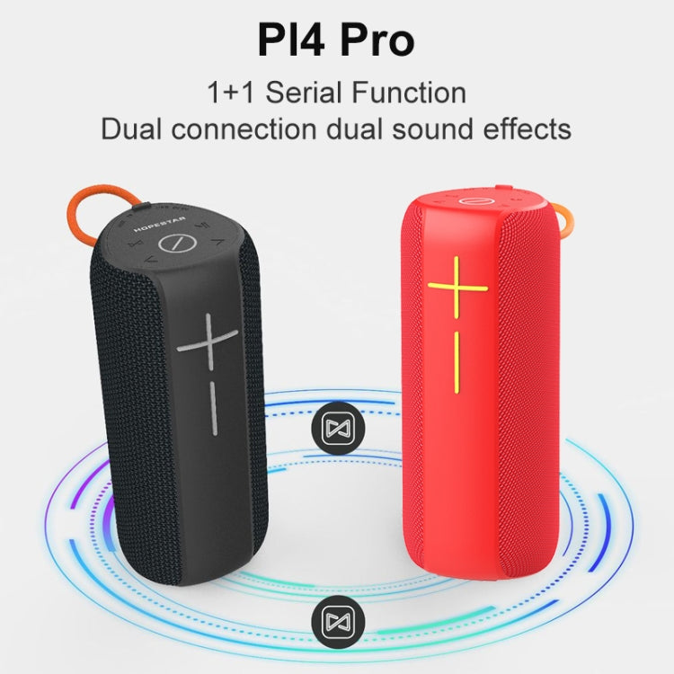 HOPESTAR P14 Pro Portable Outdoor Water-resistant Wireless Bluetooth Speaker, Support Hands-free Call & U Disk & TF Card & 3.5mm AUX & FM (Grey)