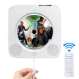 The Second Generation Portable Digital Display Bluetooth Speaker CD Player with Remote Control (White) - DVD & LCD Player by PMC TechLife | Online Shopping South Africa | PMC TechLife | Buy Now Pay Later Mobicred