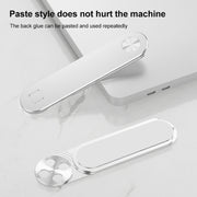 R-JUST SJ05-3 Multi-function Laptop Magnetic Expanded Metal Holder (Silver)