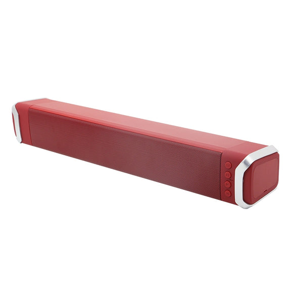 NewRixing NR-2017 Portable Bluetooth Speaker, Support Hands-free Call / TF Card / FM / U Disk (Red)