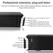 NewRixing NR-2017 Portable Bluetooth Speaker, Support Hands-free Call / TF Card / FM / U Disk (Silver)