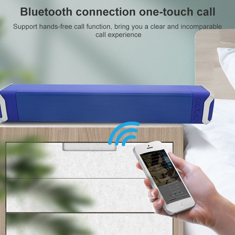NewRixing NR-2017 Portable Bluetooth Speaker, Support Hands-free Call / TF Card / FM / U Disk (Silver)