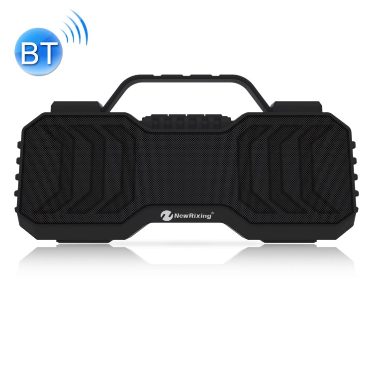 NewRixing NR-2029 Portable Wireless Bluetooth Stereo Speaker Support TWS Function Speaker(Black)