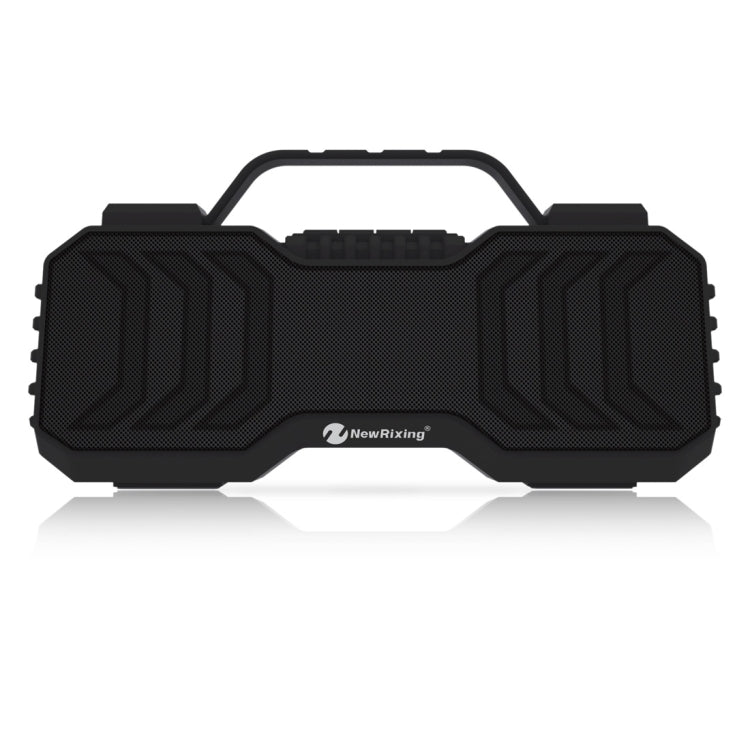 NewRixing NR-2029 Portable Wireless Bluetooth Stereo Speaker Support TWS Function Speaker(Black)