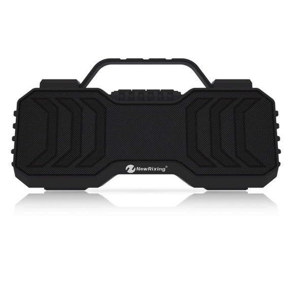 NewRixing NR-2029 Portable Wireless Bluetooth Stereo Speaker Support TWS Function Speaker(Black)