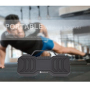 NewRixing NR-2029 Portable Wireless Bluetooth Stereo Speaker Support TWS Function Speaker(Black)