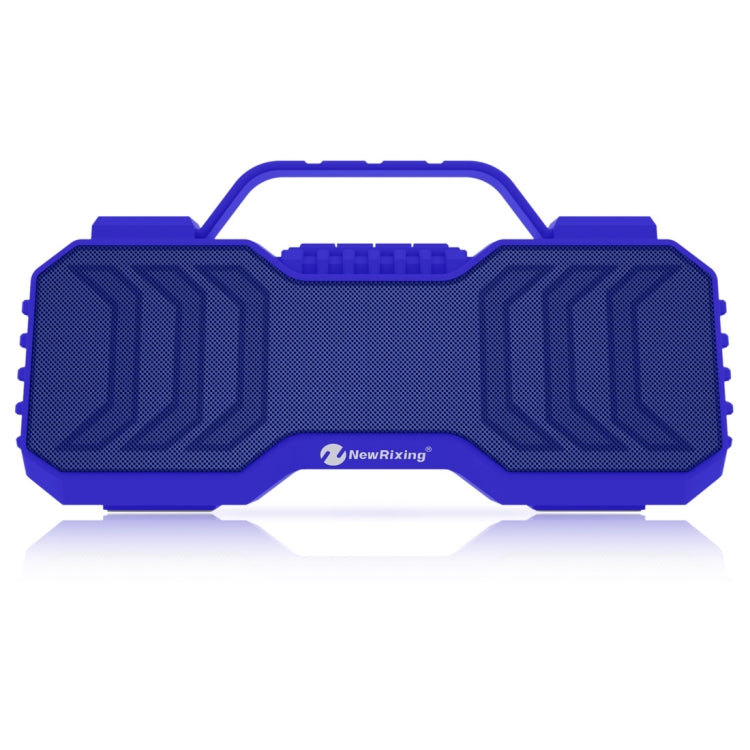 NewRixing NR-2029 Portable Wireless Bluetooth Stereo Speaker Support TWS Function Speaker(Blue)