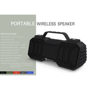 NewRixing NR-2029 Portable Wireless Bluetooth Stereo Speaker Support TWS Function Speaker(Blue)