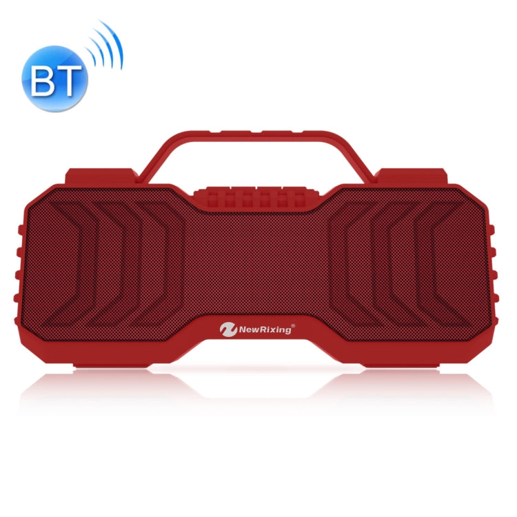 NewRixing NR-2029 Portable Wireless Bluetooth Stereo Speaker Support TWS Function Speaker(Red)