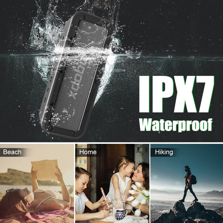 XDOBO Wake 1983 IPX7 Water-resistant Portable Outdoor Wireless Bluetooth Speaker (Black)