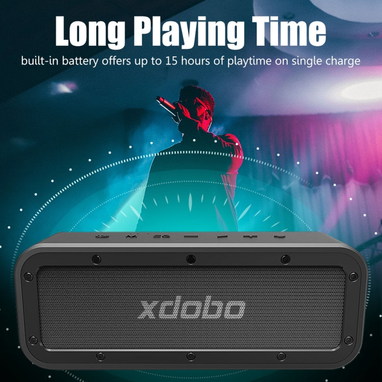 XDOBO Wake 1983 IPX7 Water-resistant Portable Outdoor Wireless Bluetooth Speaker (Pink)