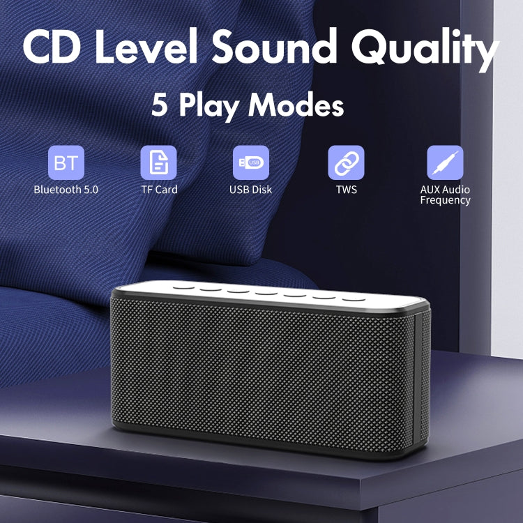 XDOBO X8 Plus 80W Wireless Bluetooth Speaker Outdoor Subwoofer Support TWS & TF Card & U Disk (Red)