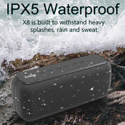 XDOBO X8 60W Wireless Bluetooth Speaker Outdoor Subwoofer Support TWS & TF Card (Blue)
