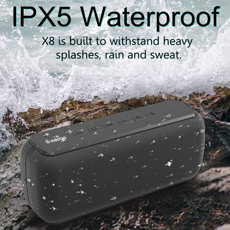 XDOBO X8 60W Wireless Bluetooth Speaker Outdoor Subwoofer Support TWS & TF Card (Blue)