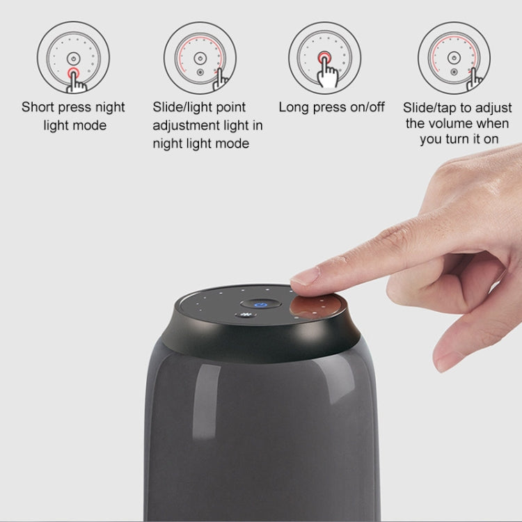 Original Xiaomi Youpin V03 Wireless Bluetooth Speaker with Colorful Light, Support Hands-free / AUX(White)