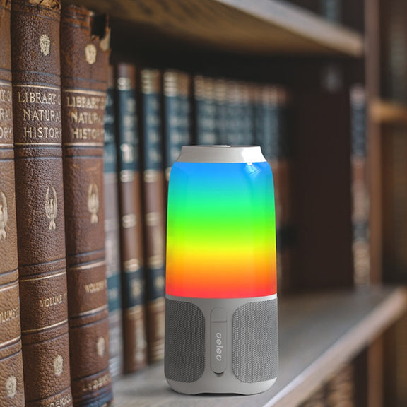 Original Xiaomi Youpin V03 Wireless Bluetooth Speaker with Colorful Light, Support Hands-free / AUX(White)