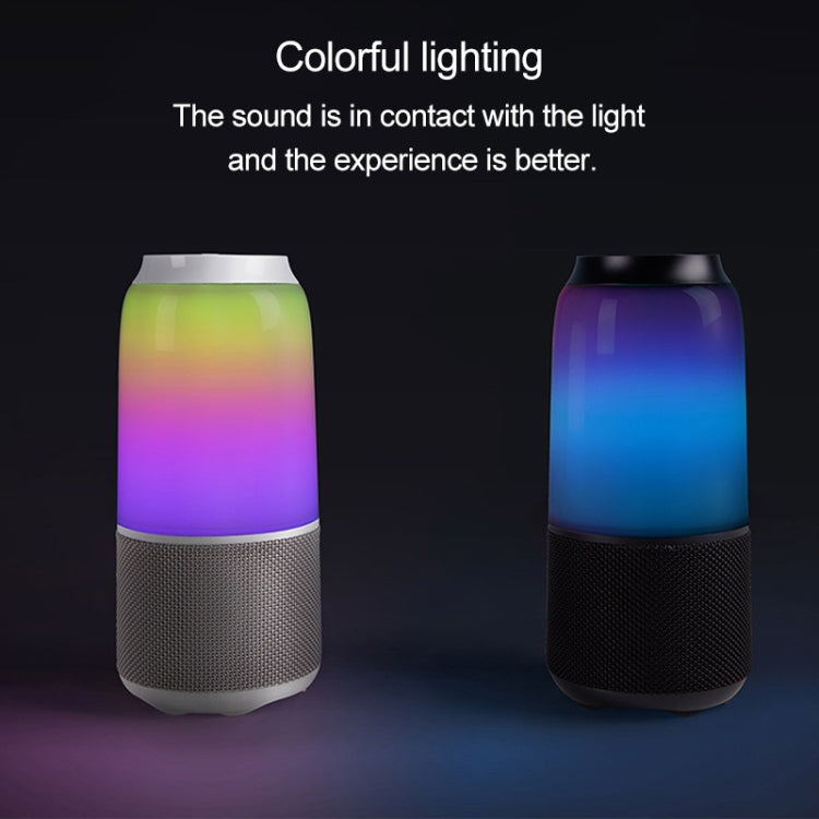Original Xiaomi Youpin V03 Wireless Bluetooth Speaker with Colorful Light, Support Hands-free / AUX(White)