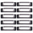 10 PCS for iPhone 7 Charging Port Retaining Brackets(Silver) - iPhone 7 Parts by PMc TechLife | Online Shopping South Africa | PMc TechLife | Buy Now Pay Later Mobicred